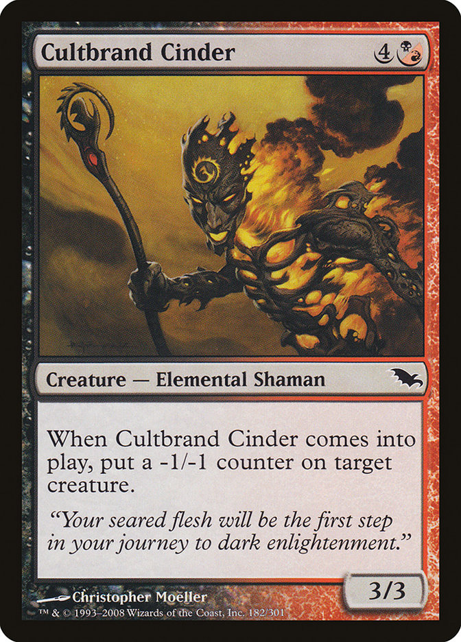 Cultbrand Cinder 182/301 (Shadowmoor)  - Foil | Good Games Morley