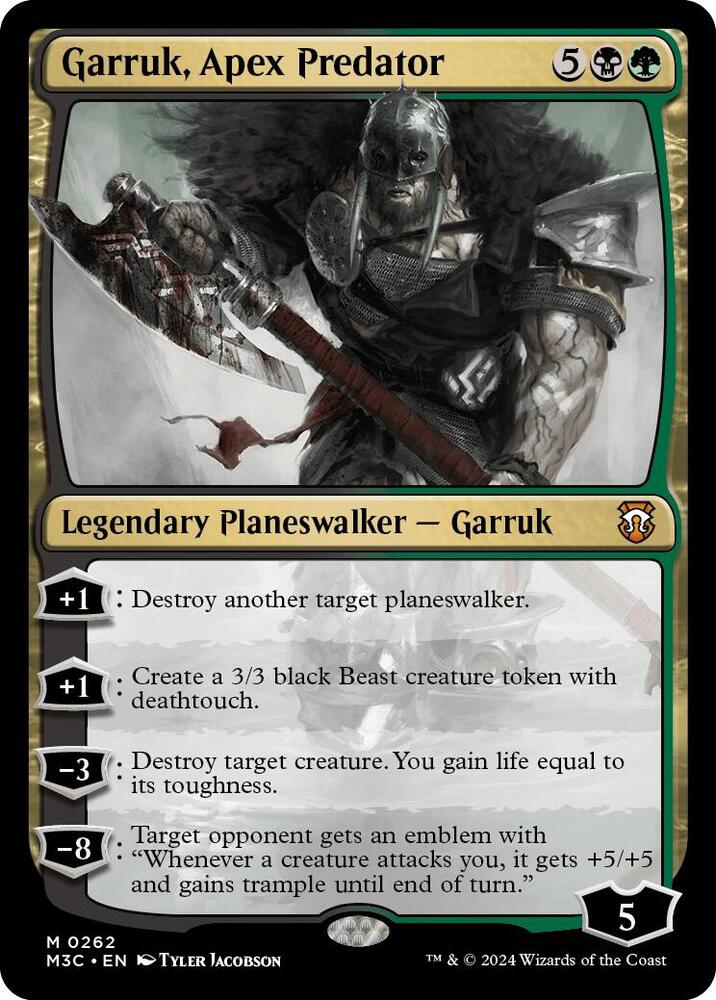 Garruk Apex Predator 262 (Commander: Modern Horizons 3)  | Good Games Morley