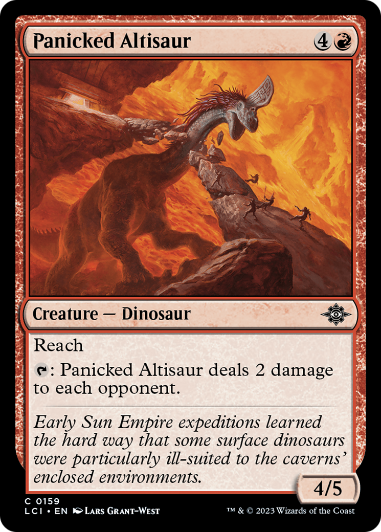 Panicked Altisaur [The Lost Caverns of Ixalan] | Good Games Morley