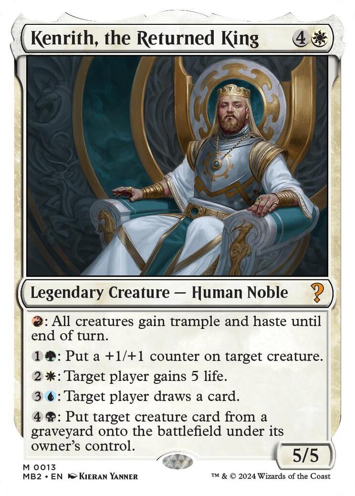 Kenrith, the Returned King 13/390 (Mystery Booster 2)  | Good Games Morley