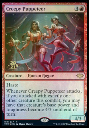 Creepy Puppeteer [Innistrad: Crimson Vow Prerelease Promos] | Good Games Morley