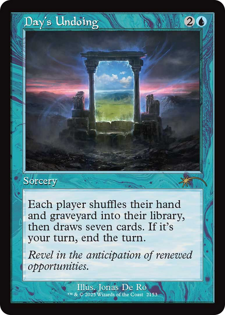 Day's Undoing (Retro Frame) [Secret Lair Drop Series] | Good Games Morley