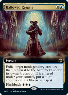 Hallowed Respite Extended Art 373/277 (Innistrad: Midnight Hunt)  - Foil | Good Games Morley