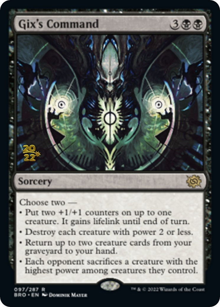 Gix's Command [The Brothers' War Prerelease Promos] | Good Games Morley