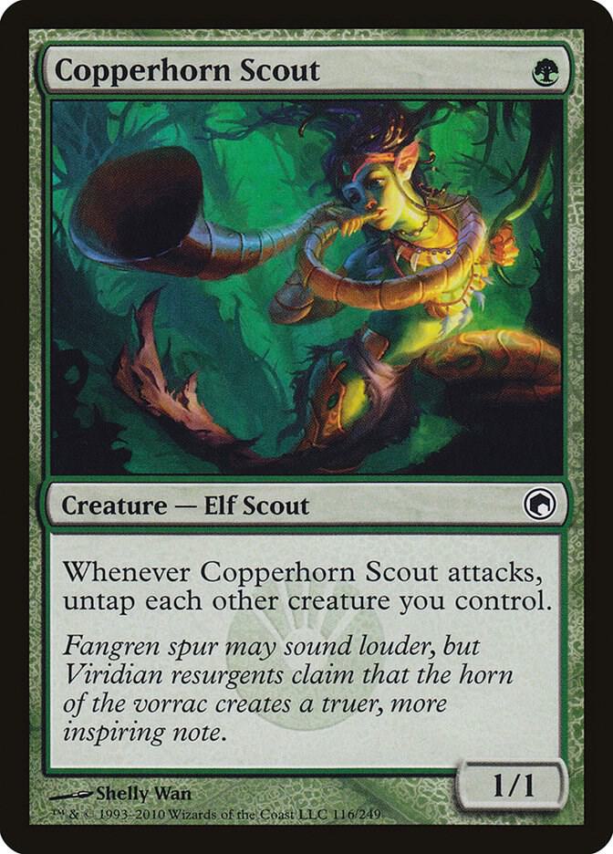 Copperhorn Scout 116/249 (Scars of Mirrodin)  - Foil | Good Games Morley