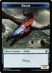 Drake // Human Double-Sided Token [Commander 2019 Tokens] | Good Games Morley