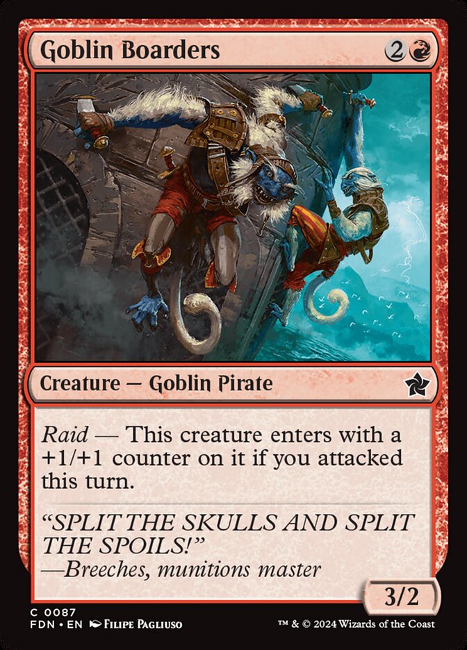 Goblin Boarders 87/291 (Foundations)  | Good Games Morley