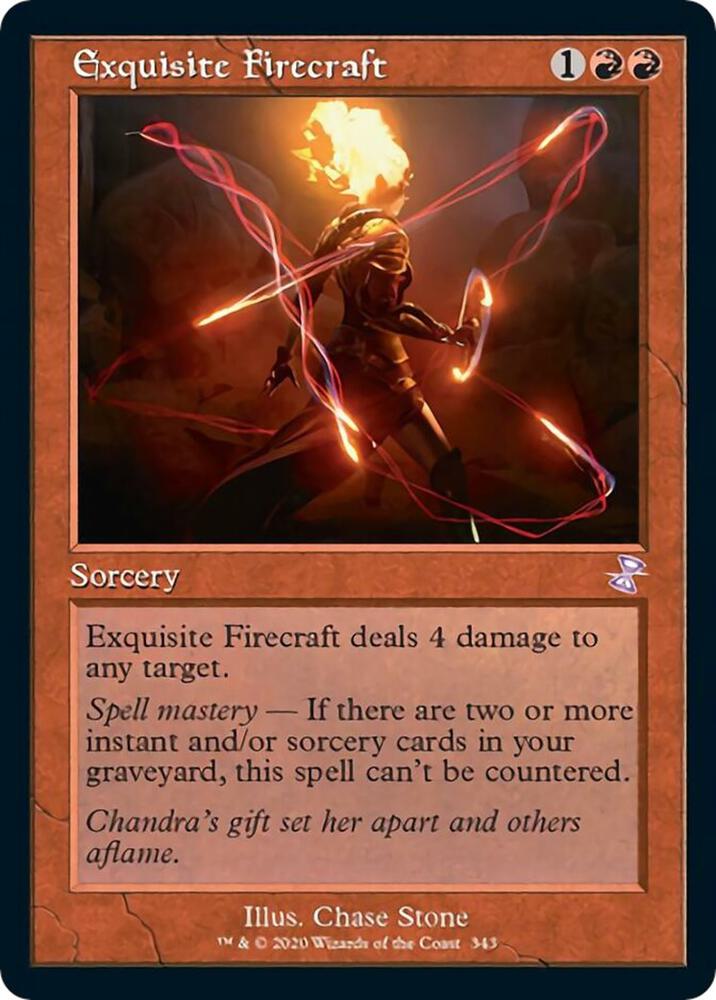 Exquisite Firecraft 343 (Time Spiral: Remastered)  - Foil | Good Games Morley