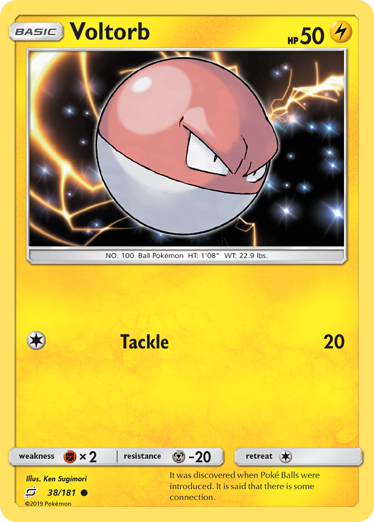 Voltorb (38/181) [Sun & Moon: Team Up] | Good Games Morley