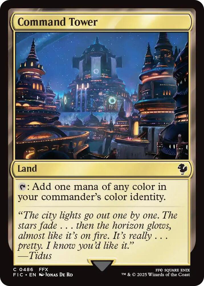 Command Tower 486 (Commander: FINAL FANTASY)  - Surge Foil | Good Games Morley