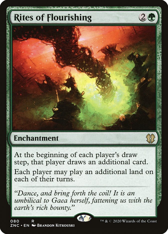 Rites of Flourishing 80 (Commander: Zendikar Rising)  | Good Games Morley