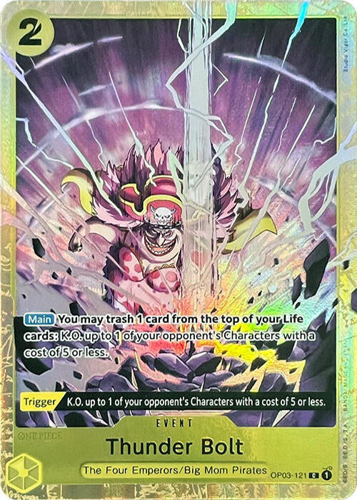 Thunder Bolt (PCC Vol.1) OP03-121 (One Piece Promotion Cards)  - Alternate Art Foil | Good Games Morley