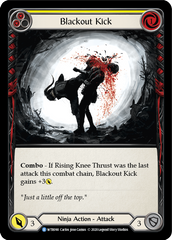 Blackout Kick (Yellow) [U-WTR090] (Welcome to Rathe Unlimited)  Unlimited Rainbow Foil | Good Games Morley