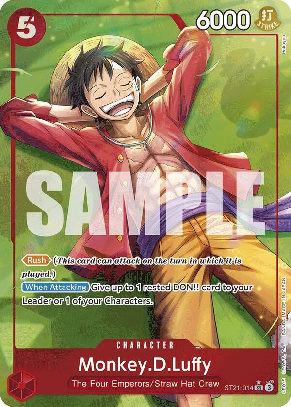 Monkey.D.Luffy ST21-014 (Starter Deck EX: Gear 5)  - Parallel Foil | Good Games Morley
