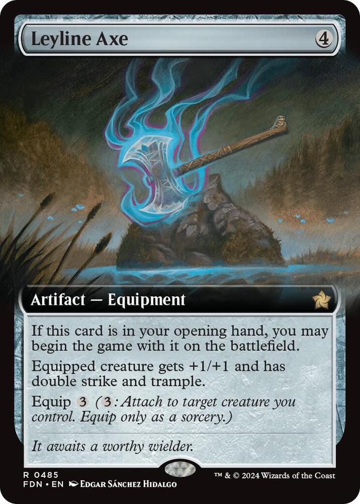 Leyline Axe 485/291 (Foundations)  - Extended Art | Good Games Morley