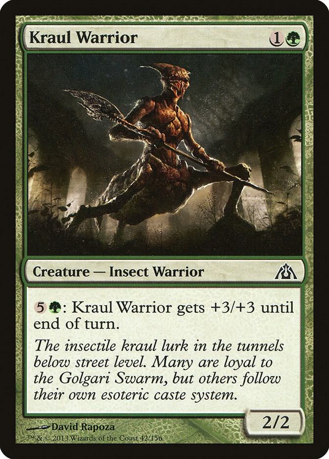 Kraul Warrior 42/156 (Dragon's Maze)  | Good Games Morley