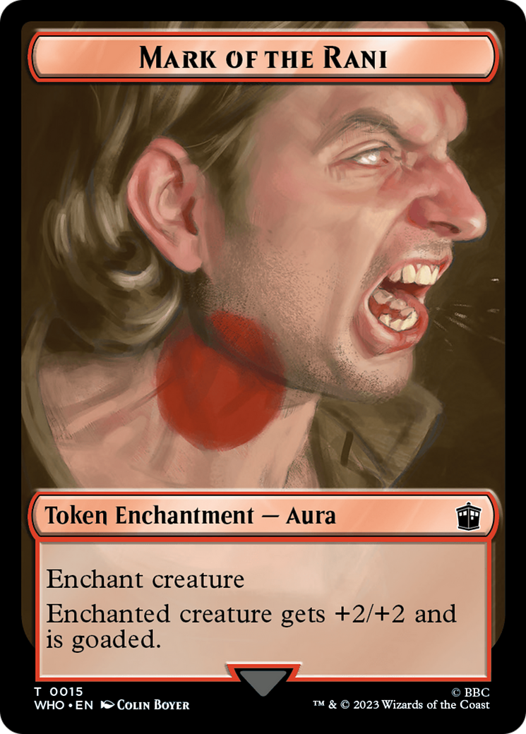 Alien Angel // Mark of the Rani Double-Sided Token [Doctor Who Tokens] | Good Games Morley