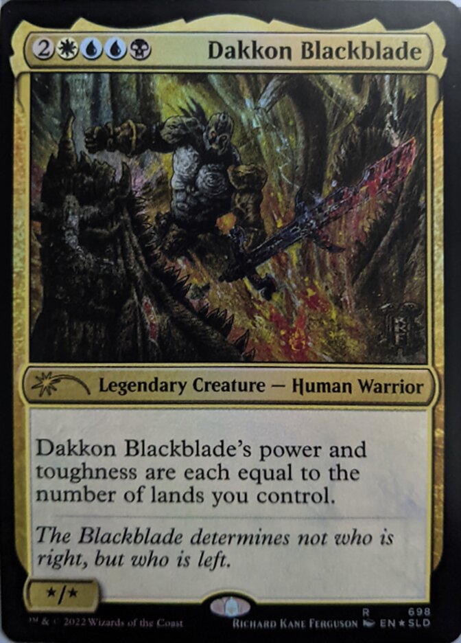 Dakkon Blackblade [Secret Lair Drop Promos] | Good Games Morley