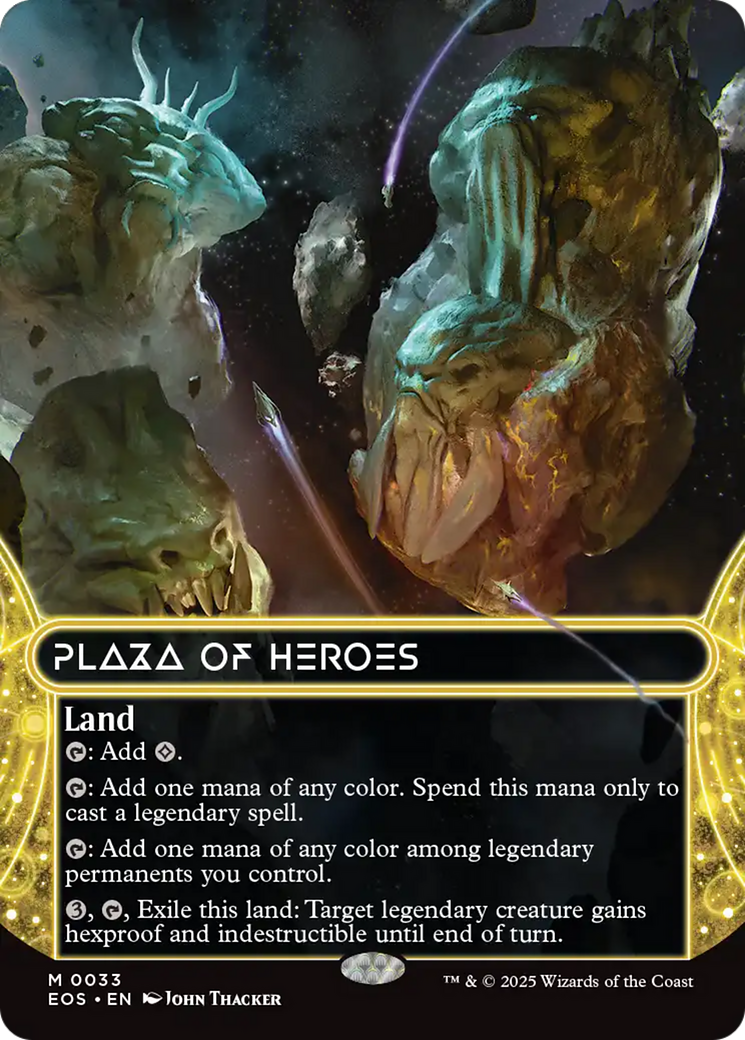 Plaza of Heroes (0033) (Borderless) [Edge of Eternities: Stellar Sights] | Good Games Morley
