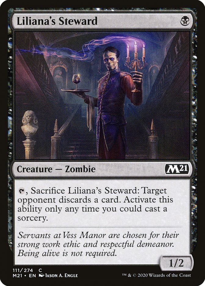 Liliana's Steward 111 (Core Set 2021)  | Good Games Morley
