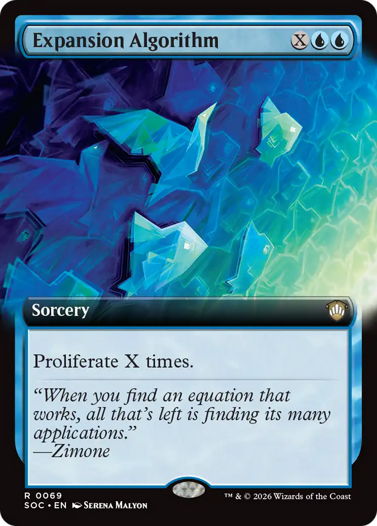 Expansion Algorithm (Extended Art) [Secrets of Strixhaven Commander] | Good Games Morley