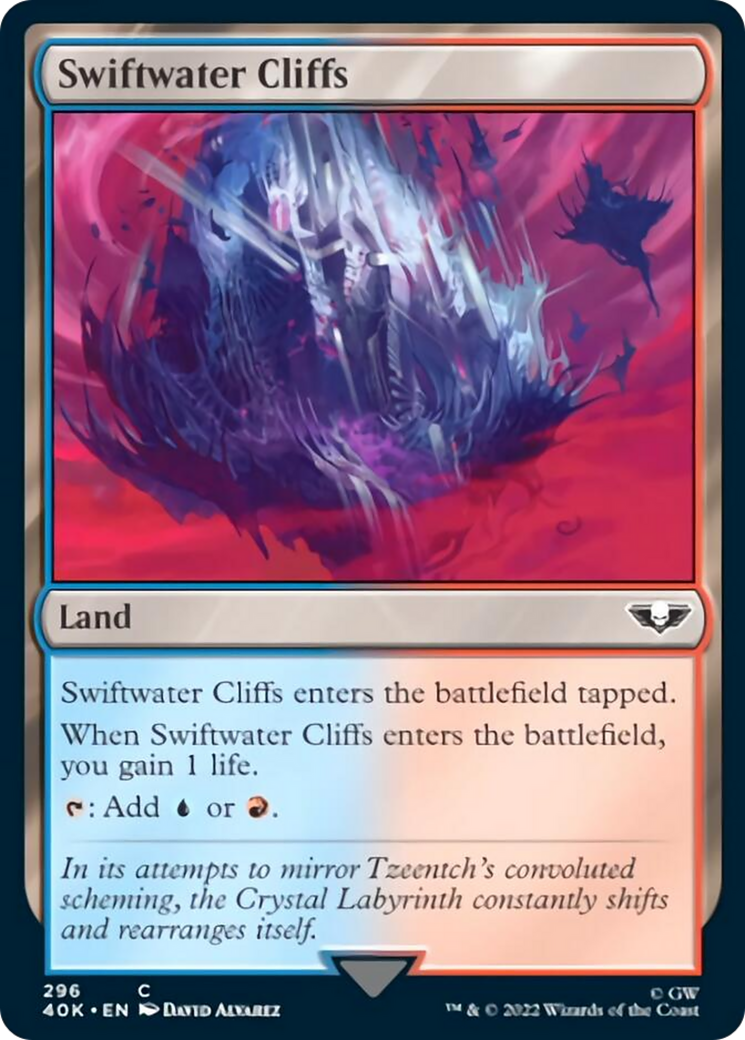 Swiftwater Cliffs (Surge Foil) [Warhammer 40,000] | Good Games Morley