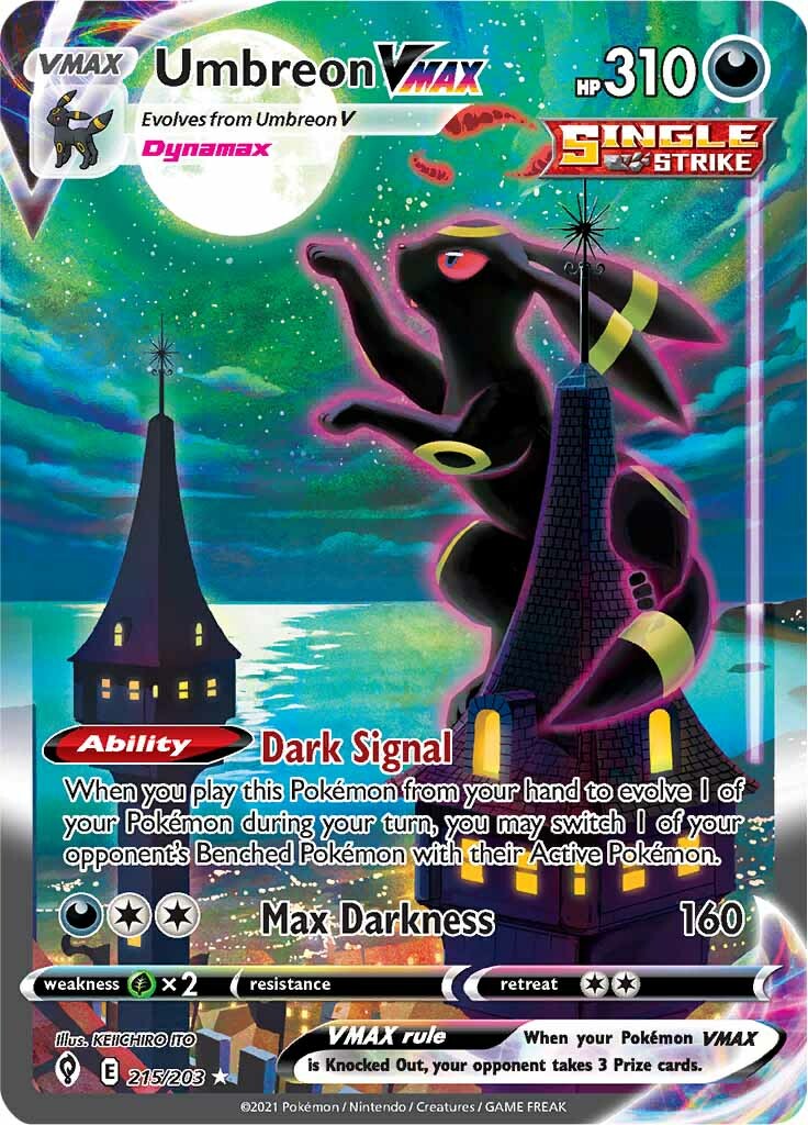Umbreon VMAX (215/203) [Sword & Shield: Evolving Skies] | Good Games Morley