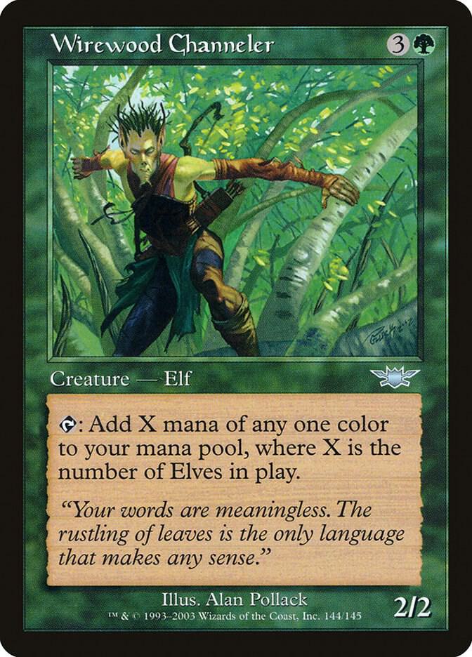Wirewood Channeler 144/145 (Legions)  - Foil | Good Games Morley