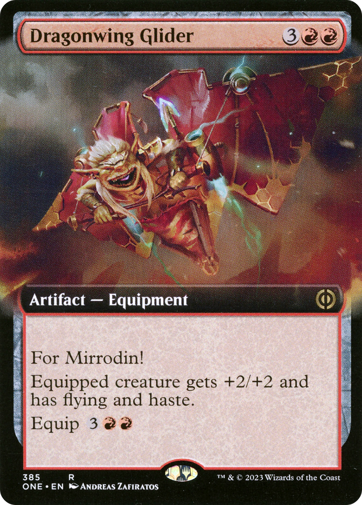 Dragonwing Glider (Extended Art) [Phyrexia: All Will Be One] | Good Games Morley