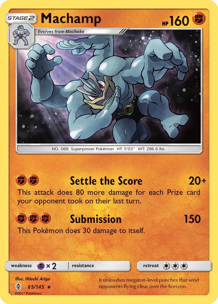 Machamp 65/145 (SM - Guardians Rising)  - Holofoil | Good Games Morley