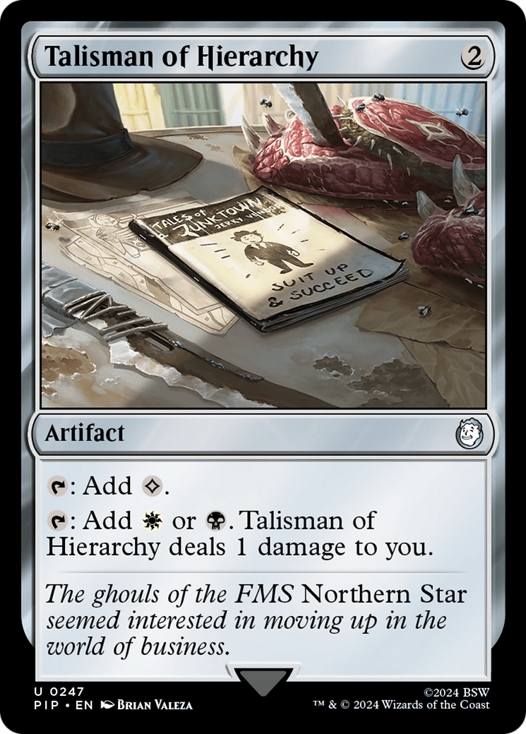 Talisman of Hierarchy [Fallout] | Good Games Morley