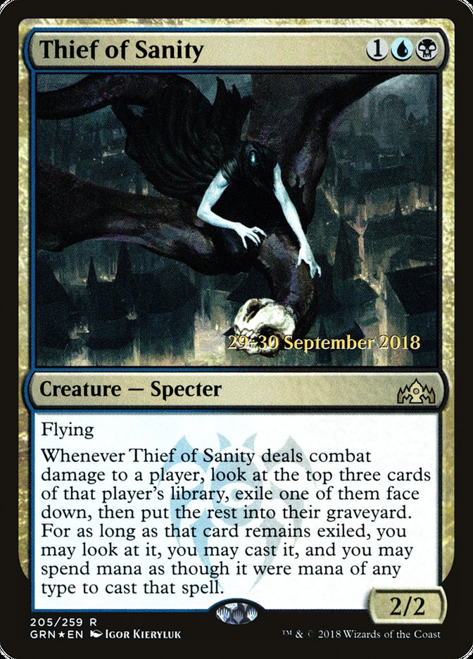 Thief of Sanity [Guilds of Ravnica Prerelease Promos] | Good Games Morley