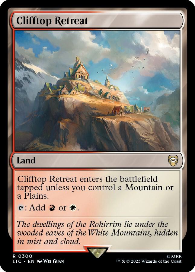 Clifftop Retreat 300 (Commander: The Lord of the Rings: Tales of Middle-earth)  | Good Games Morley