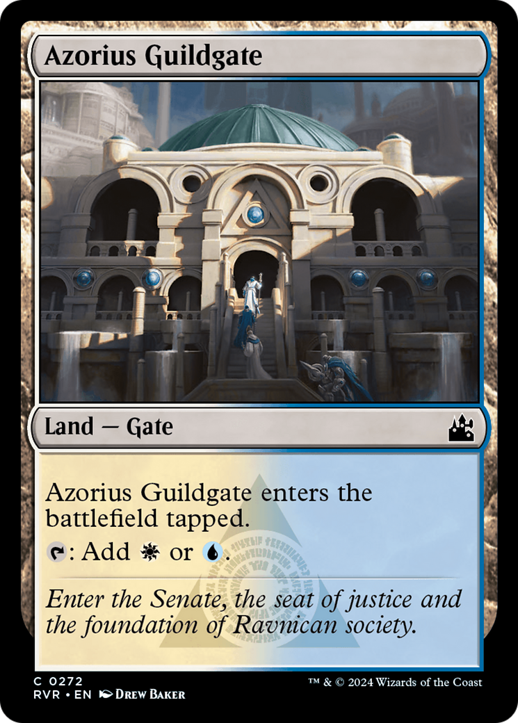 Azorius Guildgate [Ravnica Remastered] | Good Games Morley