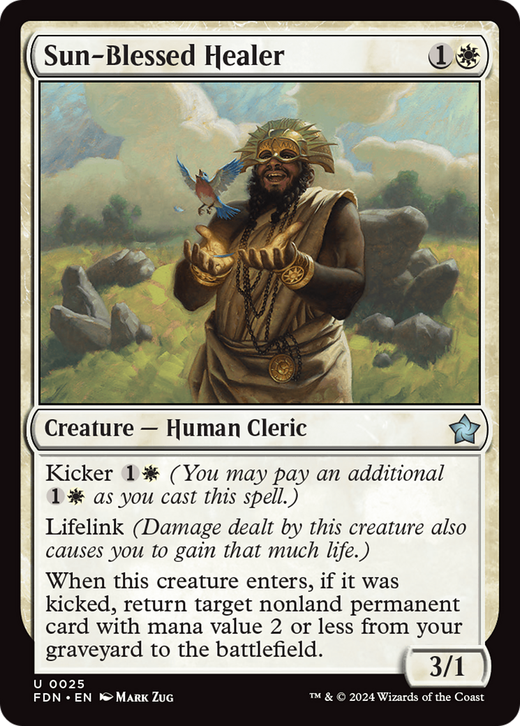 Sun-Blessed Healer [Foundations] | Good Games Morley