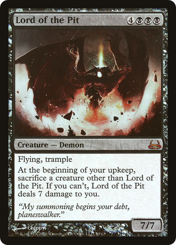 Lord of the Pit 30/62 (Duel Decks: Divine vs. Demonic)  - Foil | Good Games Morley