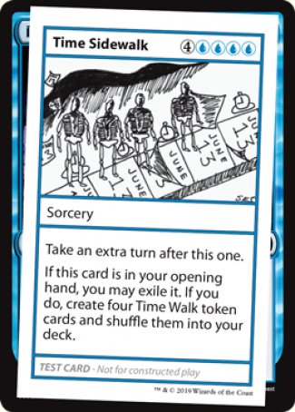 Time Sidewalk (2021 Edition) [Mystery Booster Playtest Cards] | Good Games Morley