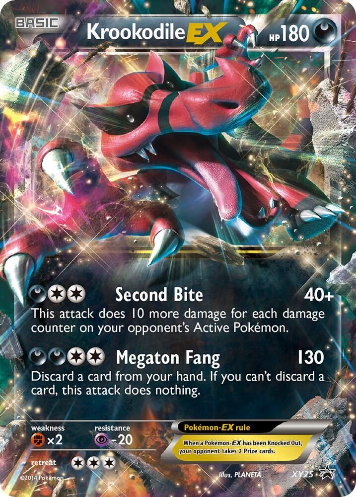 Krookodile EX XY25 (XY Promos)  - Holofoil | Good Games Morley