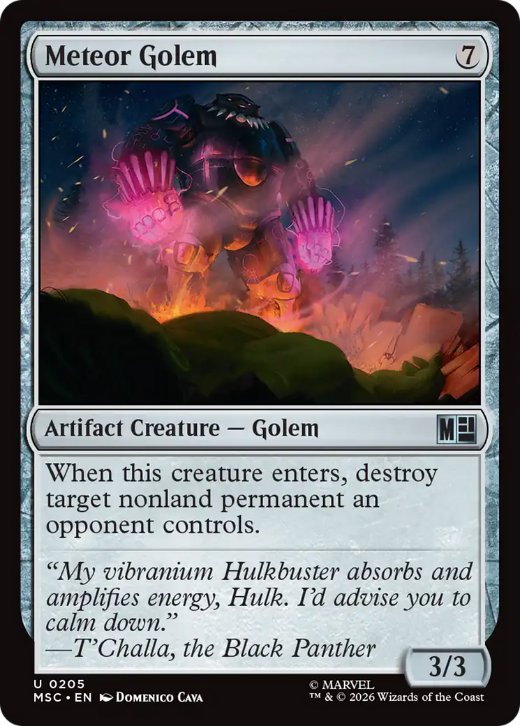 Meteor Golem [Marvel Super Heroes Commander] | Good Games Morley