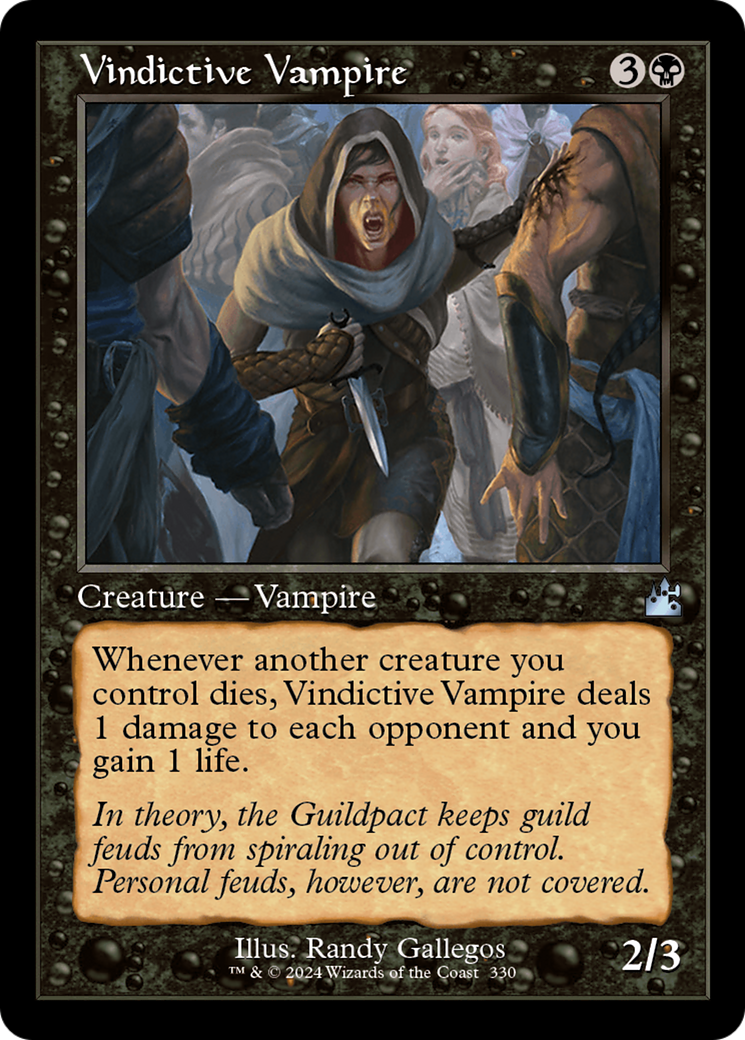 Vindictive Vampire (Retro Frame) [Ravnica Remastered] | Good Games Morley