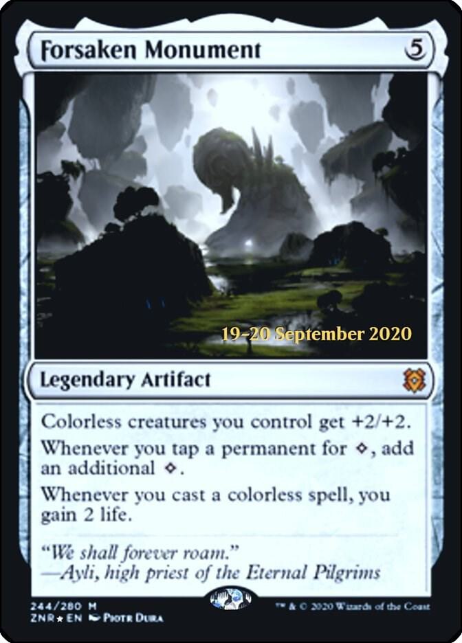 Forsaken Monument 244s/169 (Prerelease Cards)  - Foil | Good Games Morley
