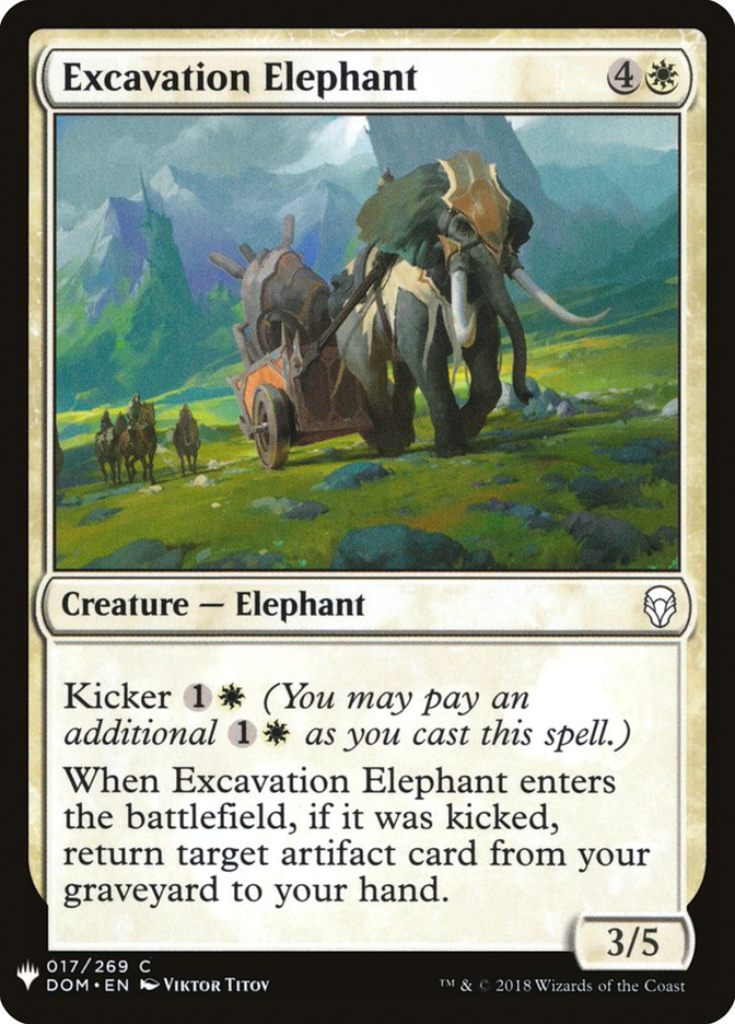 Excavation Elephant [Mystery Booster] | Good Games Morley