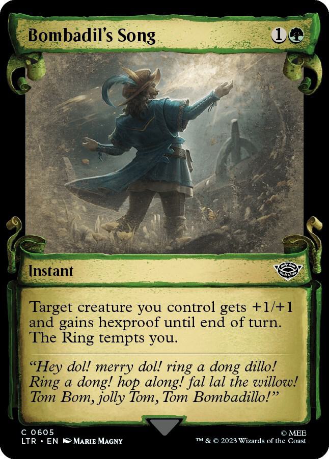 Bombadil's Song 605 (Universes Beyond: The Lord of the Rings: Tales of Middle-earth)  - Showcase Scroll Foil | Good Games Morley