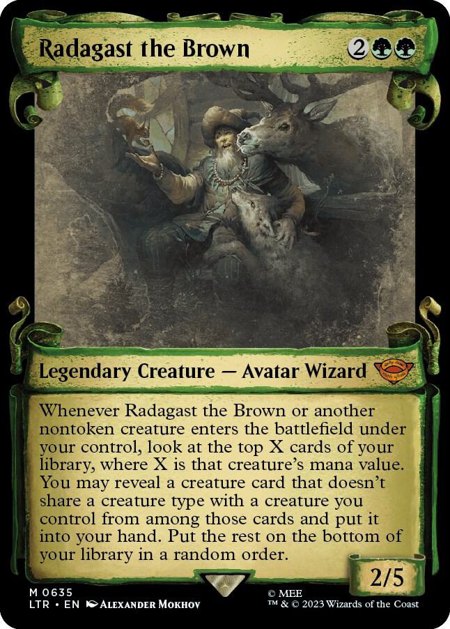 Radagast the Brown 635 (Universes Beyond: The Lord of the Rings: Tales of Middle-earth)  - Showcase Scroll | Good Games Morley