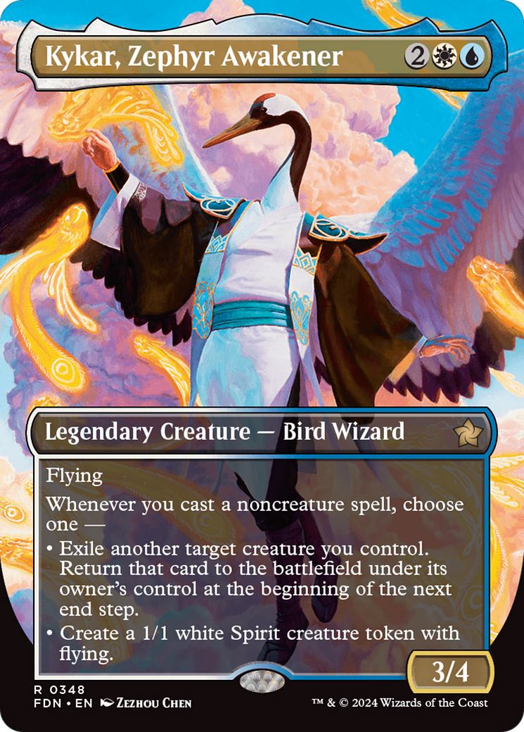 Kykar, Zephyr Awakener (Borderless) [Foundations] | Good Games Morley
