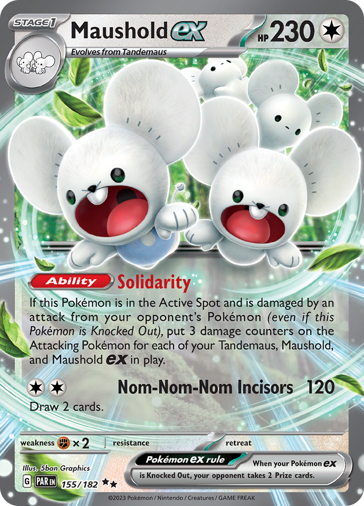 Maushold ex (155/182) [Scarlet & Violet: Paradox Rift] | Good Games Morley