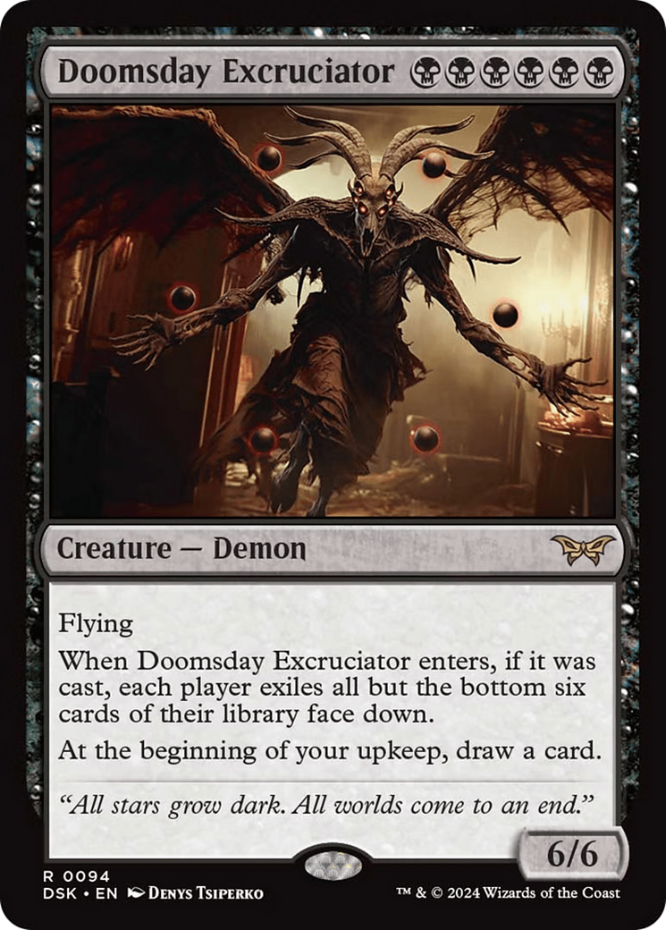 Doomsday Excruciator [Duskmourn: House of Horror] | Good Games Morley
