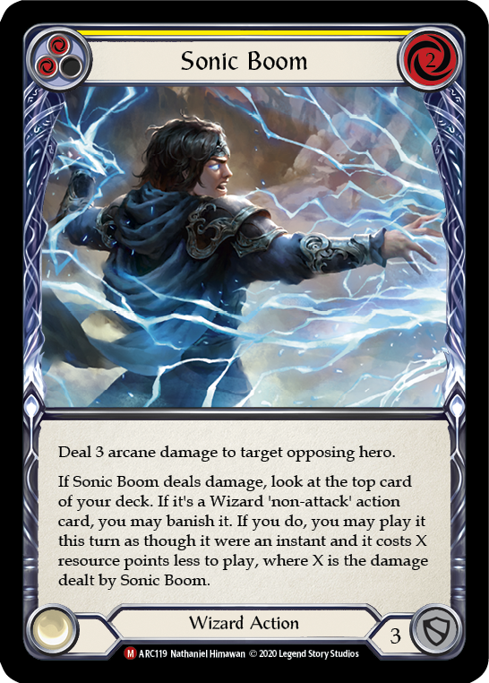 Sonic Boom [U-ARC119] (Arcane Rising Unlimited)  Unlimited Rainbow Foil | Good Games Morley