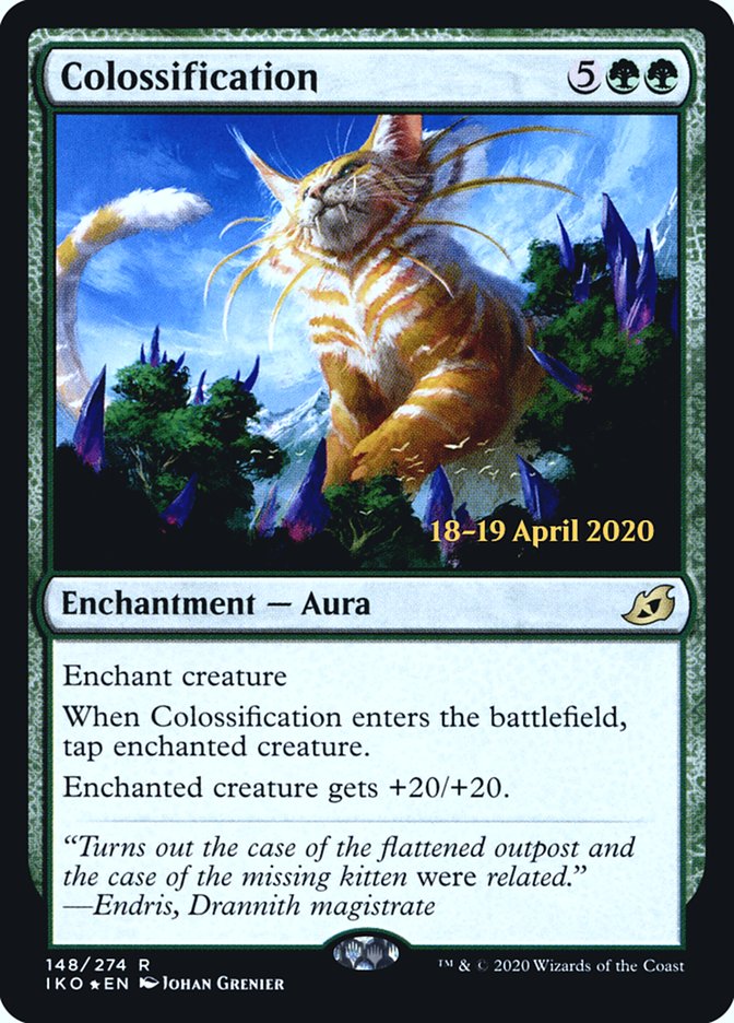 Colossification [Ikoria: Lair of Behemoths Prerelease Promos] | Good Games Morley