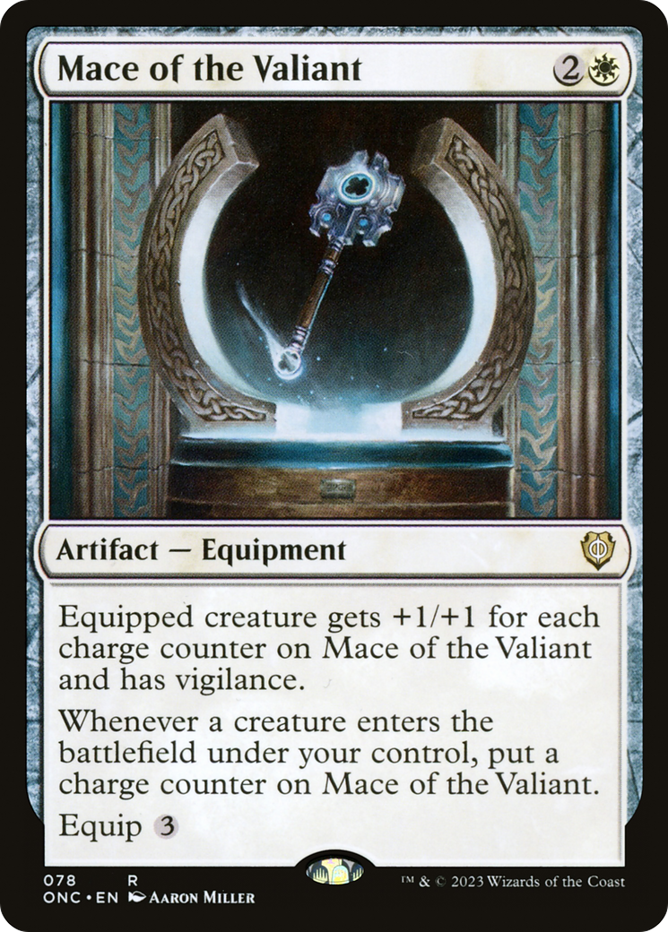 Mace of the Valiant [Phyrexia: All Will Be One Commander] | Good Games Morley
